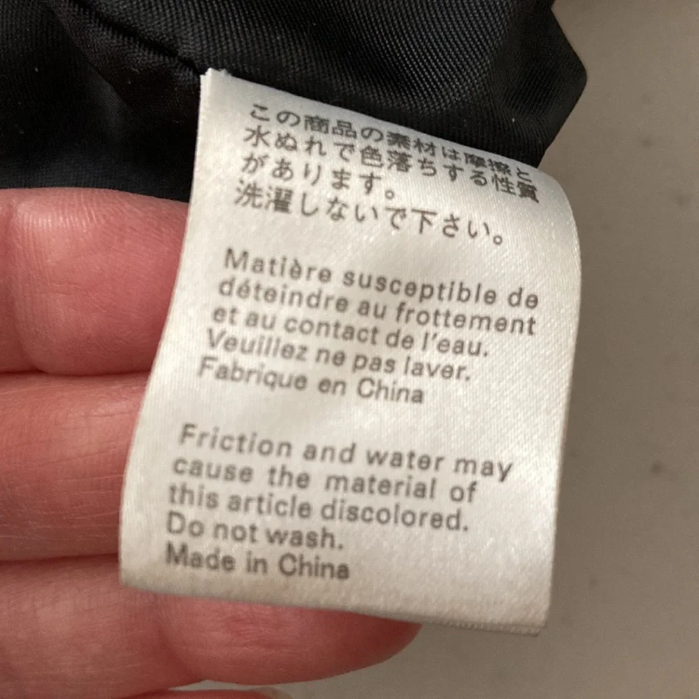 Agnes b. Black Purse, Heavy Satin, Zipper, Designer Bag Charms, Inner Pockets - Picture 11 of 16